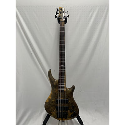 Roscoe Used Roscoe Skb 3005 Burl Electric Bass Guitar