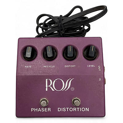 Used Ross PHASER/DISTORTION Effect Pedal