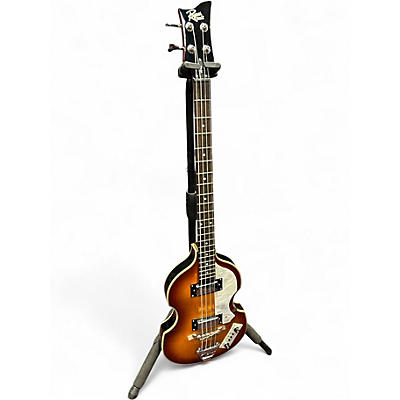 Used Rouge VB-100 2 Tone Sunburst Electric Bass Guitar