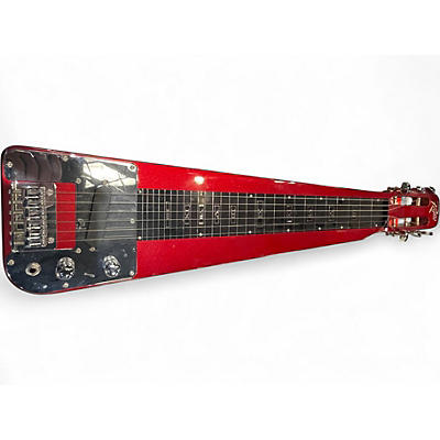 Used Rouge lap steel Candy Apple Red Solid Body Electric Guitar