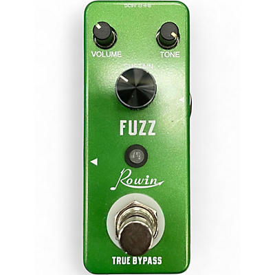 Used Rowin Green Fuzz Effect Pedal
