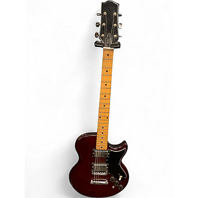 Used Rowland LP77 Wine Red Solid Body Electric Guitar