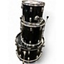 Used Royce 3 Piece D605 Black Drum Kit Black