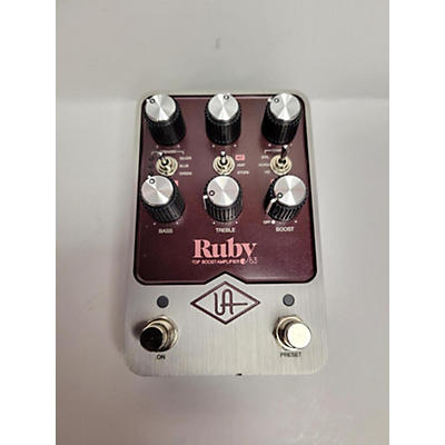 Ruby Used Ruby Top Boost Amplifier 63 Effect Pedal