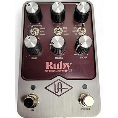 Used Ruby top boost amplifier 63 Effect Pedal