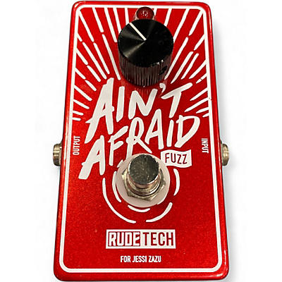 Used Rude Tech Ain't Afraid Fuzz Effect Pedal