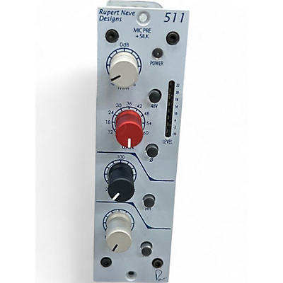 Used Rupert Neve Designs 511 500-Series Mic Pre Module with Silk Rack Equipment