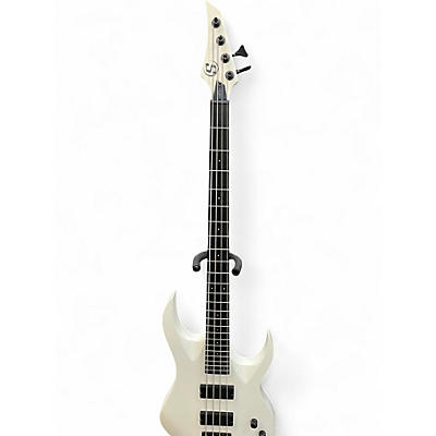 Used S By Solar AB4.4W MATTE WHITE Electric Bass Guitar
