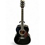 Used S. Yairi YF-06H Black Acoustic Guitar Black
