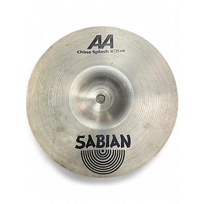 Used SABIAN 10in AA CHINA SPLASH Cymbal