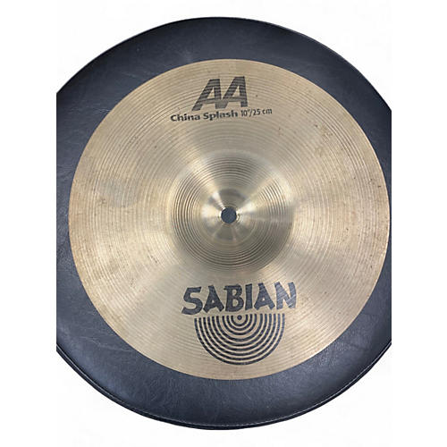 Used SABIAN 10in AA China Splash Brilliant Cymbal 28