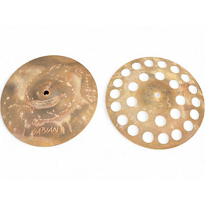 Used SABIAN 10in AA Sick Hats Hi Hat Pair Cymbal
