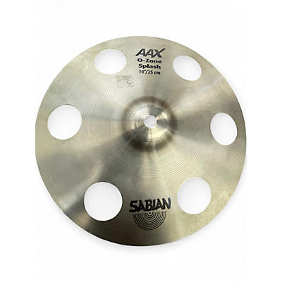 Used SABIAN 10in AAX Ozone Splash Cymbal