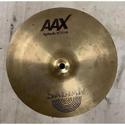 SABIAN Used SABIAN 10in AAX Splash Brilliant Cymbal