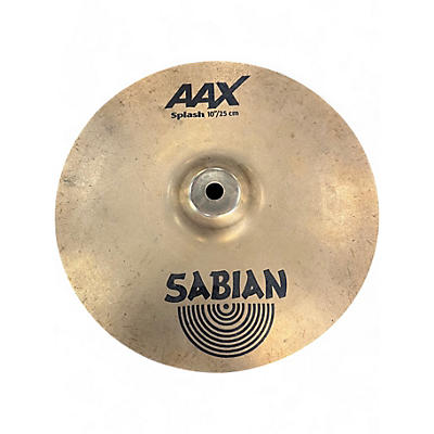 SABIAN Used SABIAN 10in AAX Splash Brilliant Cymbal