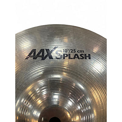 Used SABIAN 10in AAX Splash Brilliant Cymbal