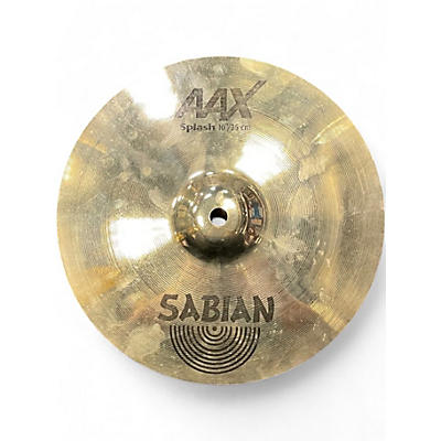 Used SABIAN 10in AAX Splash Brilliant Cymbal
