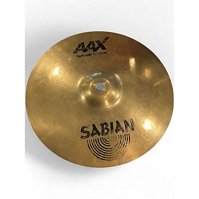 Used SABIAN 10in AAX Splash Brilliant Cymbal
