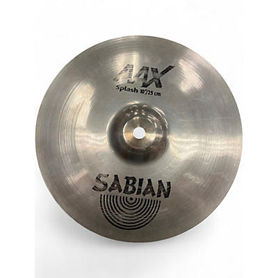 Used SABIAN 10in AAX Splash Brilliant Cymbal