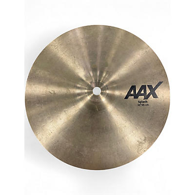 Used SABIAN 10in AAX Splash Brilliant Cymbal
