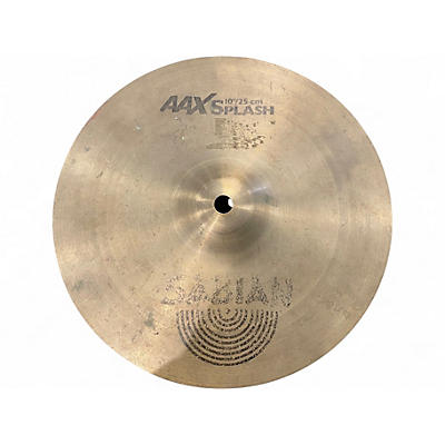 Used SABIAN 10in AAX Splash Brilliant Cymbal