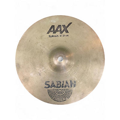 Used SABIAN 10in AAX Splash Brilliant Cymbal
