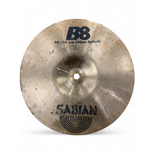 Used SABIAN 10in B8 China Splash Cymbal 28