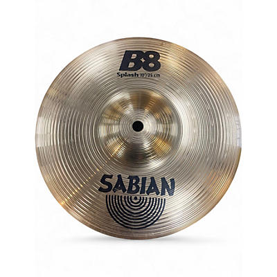 Used SABIAN 10in B8 Splash Cymbal