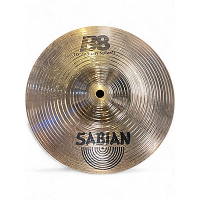 Used SABIAN 10in B8 Splash Cymbal