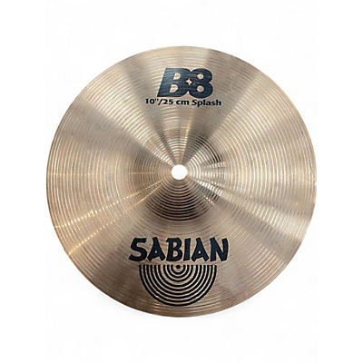 Used SABIAN 10in B8 Splash Cymbal