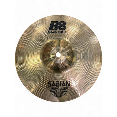 Used SABIAN 10in B8 Splash Cymbal