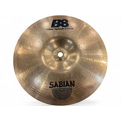 Used SABIAN 10in B8 Splash Cymbal
