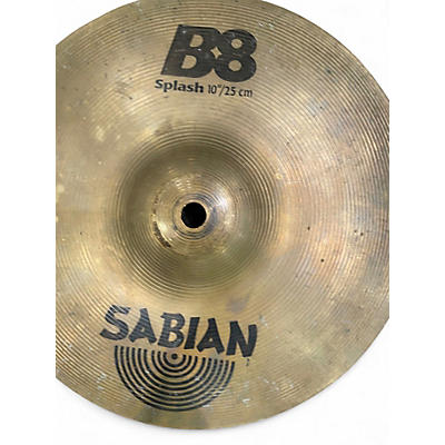 Used SABIAN 10in B8 Splash Cymbal