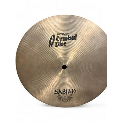 Used SABIAN 10in Cymbal Disc Cymbal