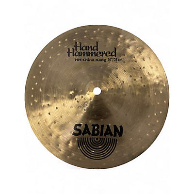 Used SABIAN 10in Hand Hammered HH China Kang Cymbal