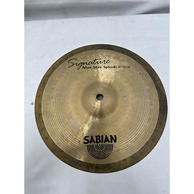 Used SABIAN 10in Mike Portnoy Signature Max Stax Splash Cymbal