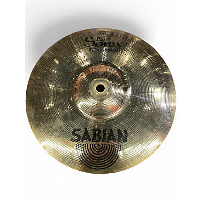Used SABIAN 10in Pro Sonix Splash Cymbal