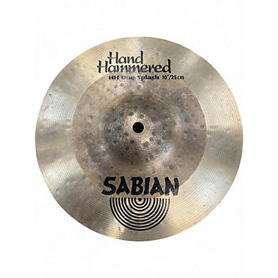 SABIAN Used SABIAN 10in hh hand hammered  Cymbal