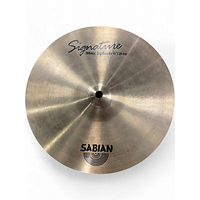 Used SABIAN 10in max splash Cymbal