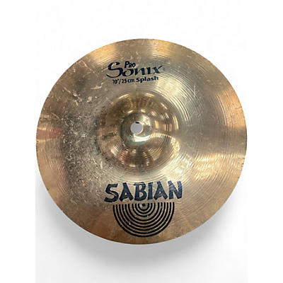 Used SABIAN 10in pro sonix Cymbal