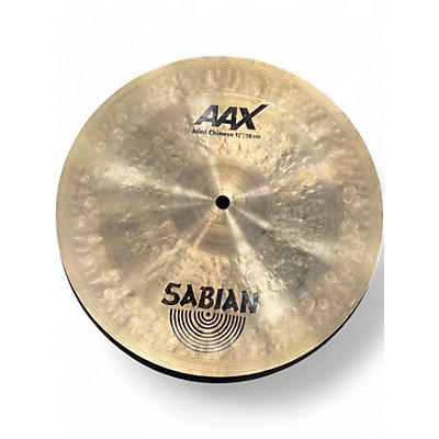 Used SABIAN 12in AAX MINI CHINESE Cymbal