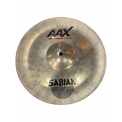 Used SABIAN 12in AAX MINI CHINESE Cymbal