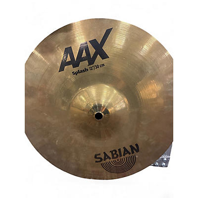 Used SABIAN 12in AAX Splash Brilliant Cymbal
