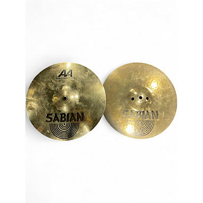 Used SABIAN 13in AA Fusion Hi Hat Pair Cymbal