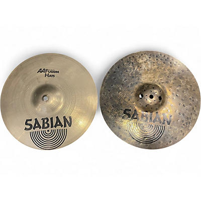 Used SABIAN 13in AA Fusion Hi Hat Pair Cymbal