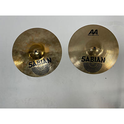 SABIAN Used SABIAN 13in AA Rock Hi Hat Pair Cymbal