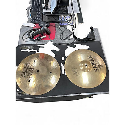 Used SABIAN 13in AAX Fast Hi Hat Pair Cymbal