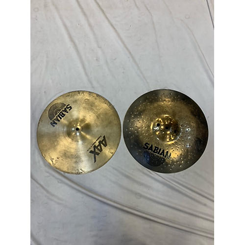 SABIAN Used SABIAN 13in AAX Fusion Hi Hat Pair Cymbal 31