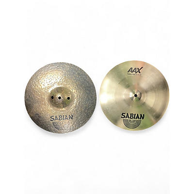 Used SABIAN 13in AAX Fusion Hi Hat Pair Cymbal