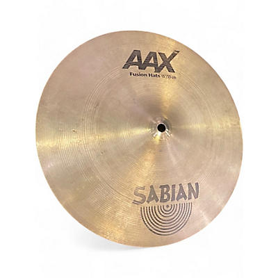 Used SABIAN 13in AAX Fusion Hi Hat Pair Cymbal